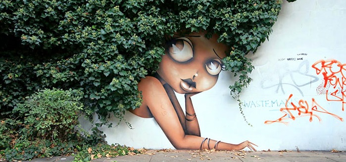 Keď street art nie je pohoršením. Dôkaz, že s prírodou môže spolupracovať!