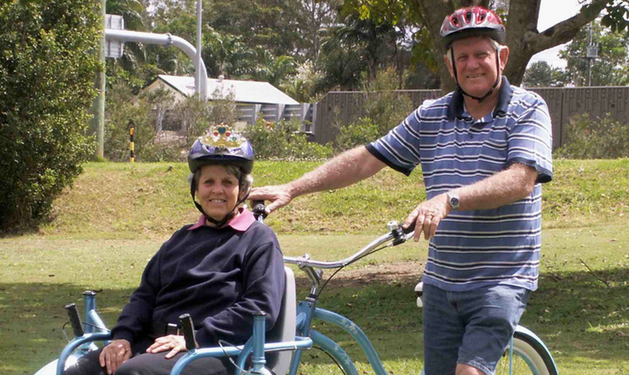Vytvoril špeciálny bicykel pre svoju manželku: TAKTO môžu spolu tráviť voľný čas aj naďalej!