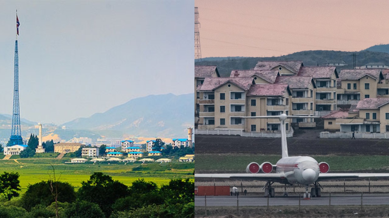 Umelo vytvorené mesto, ktoré má šíriť propagandu: Vitaj v severokórejskej dedine Kijong-dong