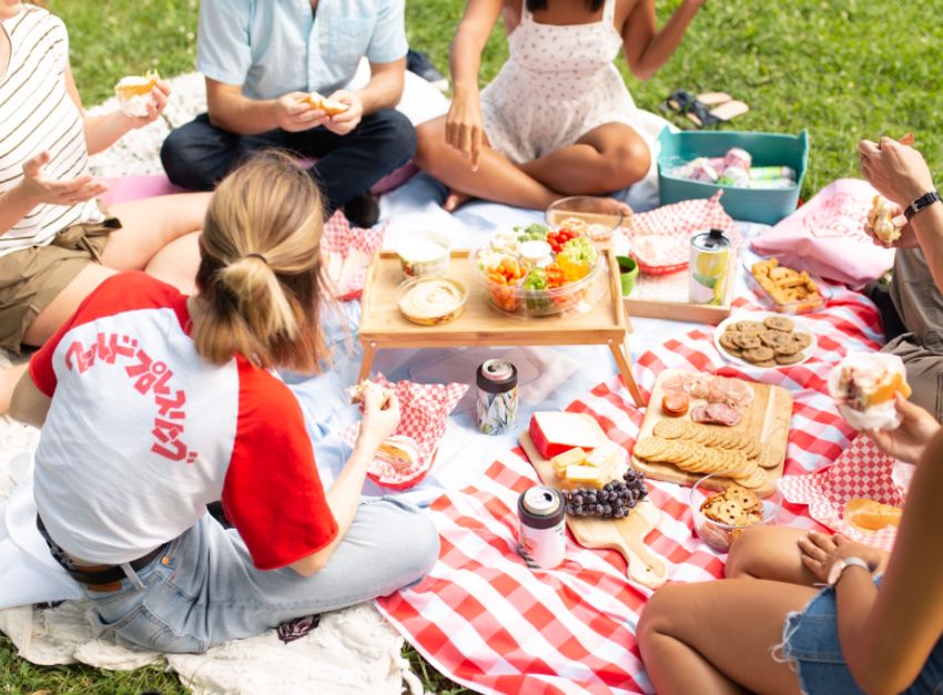 piknik s kamarátmi