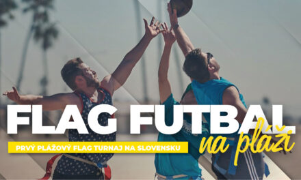 FLAG FUTBAL na pláži už túto sobotu! Prvý turnaj v plážovom flag futbale v strednej Európe sa bude hrať na bratislavskom Draždiaku.