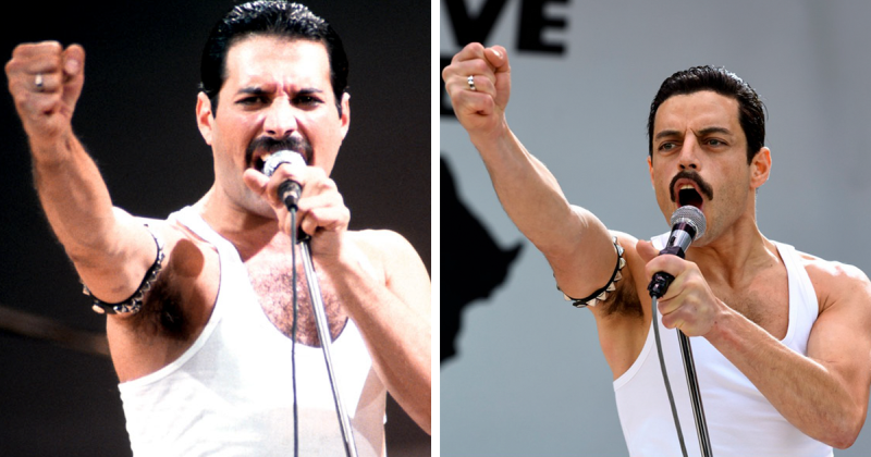 Freddie Mercury a Rami Malek
