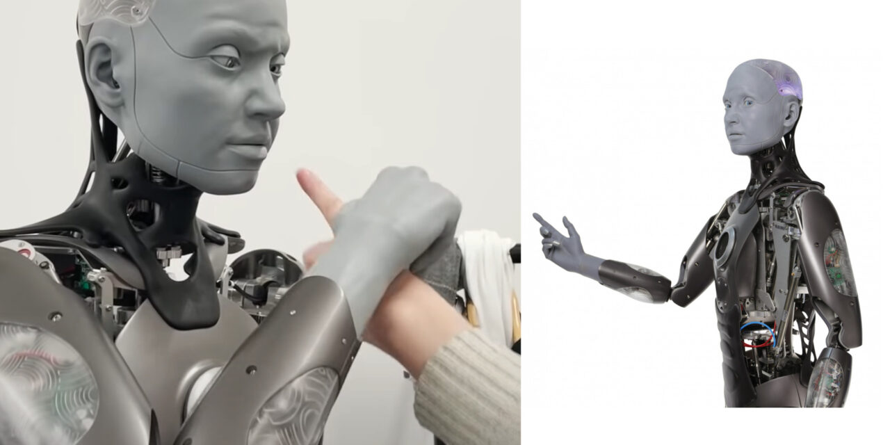 Najznámejší robot Ameca odsunul ruku konštruktéra po dotyku s jeho nosom!? Je schopný brániť si svoj osobný priestor?