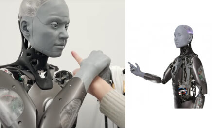 Najznámejší robot Ameca odsunul ruku konštruktéra po dotyku s jeho nosom!? Je schopný brániť si svoj osobný priestor?